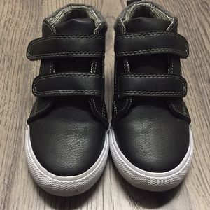 Black and Gray high top sneakers